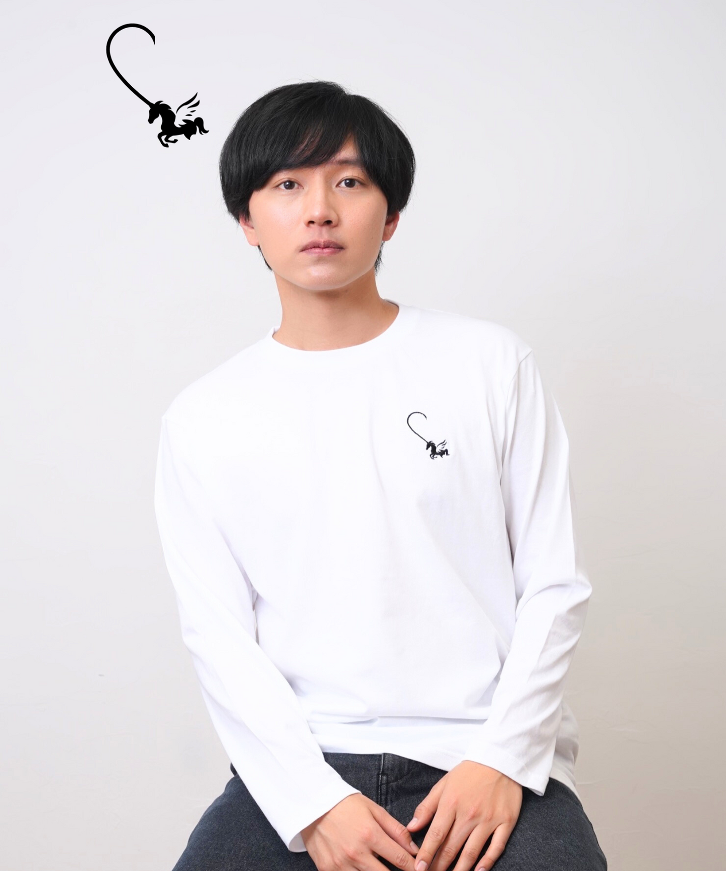 Towa 100% Cotton Long T-shirt (left heart)