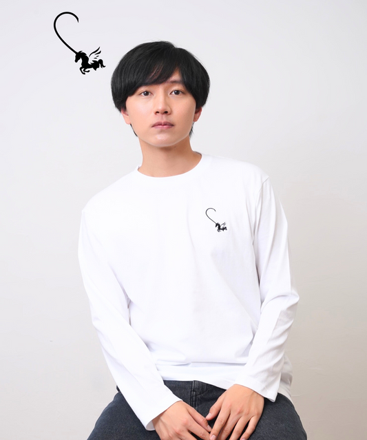 Towa 100% Cotton Long T-shirt (left heart)