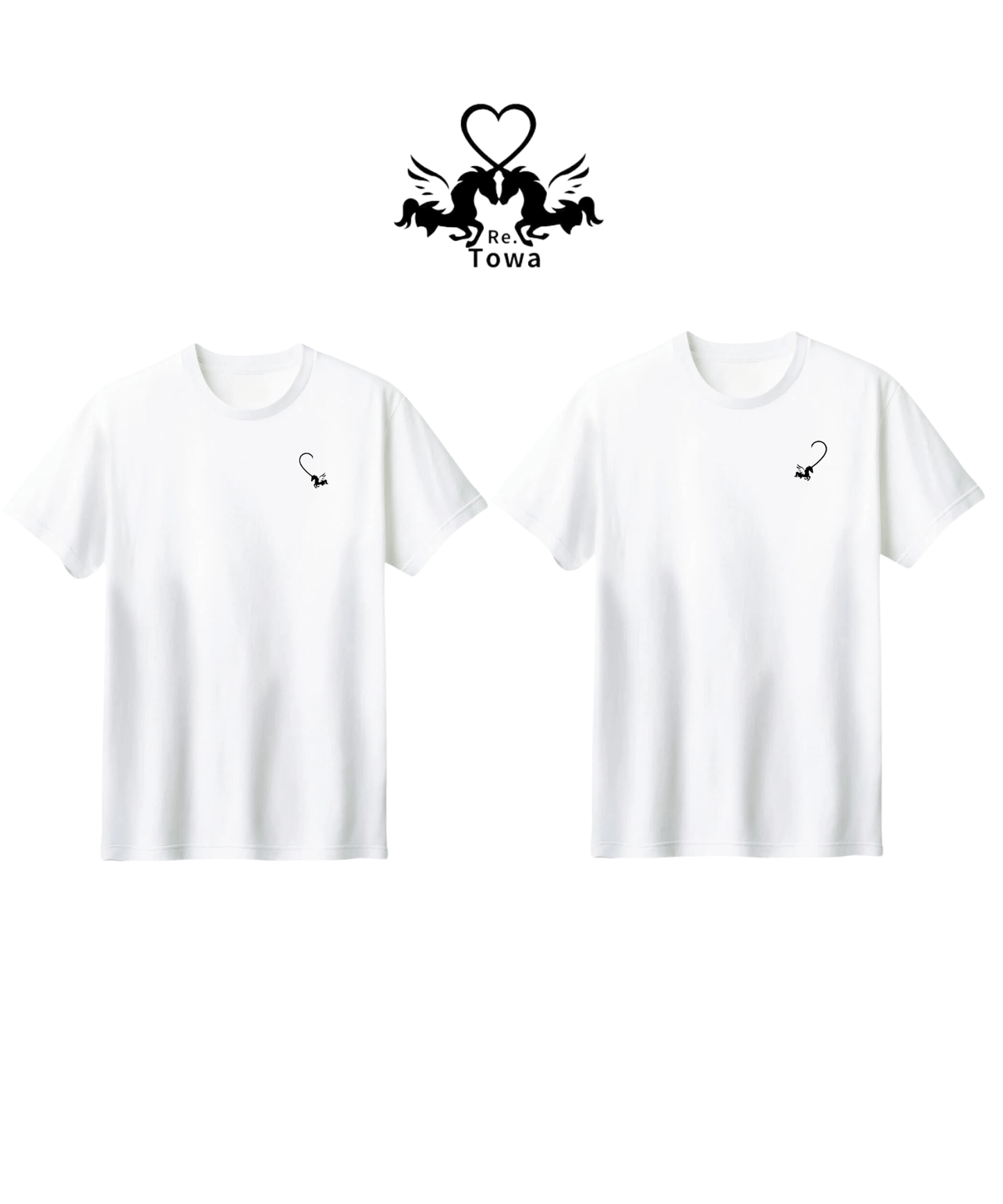 Towa コットン100%Tシャツ(白)